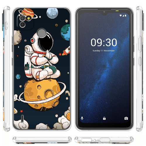 Чехол BoxFace Tecno Pop 4 LTE Astronaut