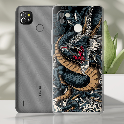 Чехол BoxFace Tecno Pop 4 LTE Dragon Ryujin