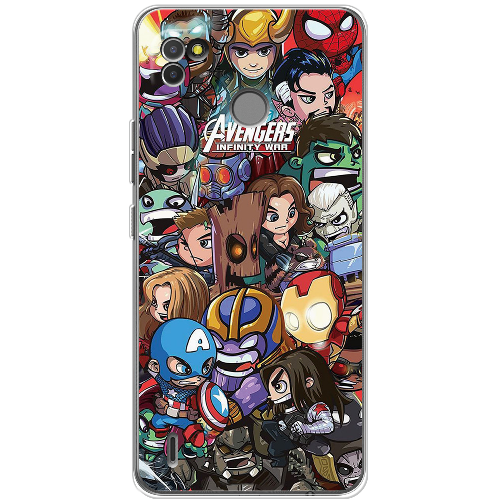 Чехол BoxFace Tecno Pop 4 LTE Avengers Infinity War