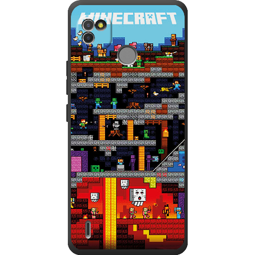 Чехол BoxFace Tecno Pop 4 LTE Minecraft Lode Runner