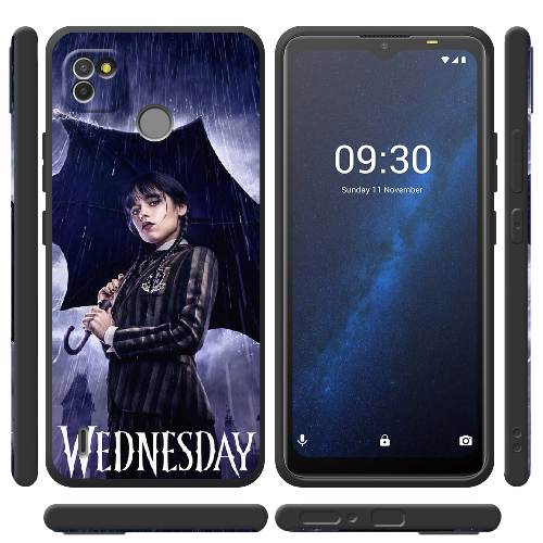 Чехол BoxFace Tecno Pop 4 LTE Wednesday Addams