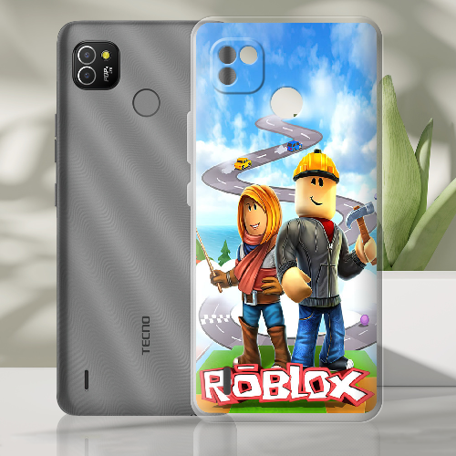 Чехол BoxFace Tecno Pop 4 LTE Roblox Білдерман