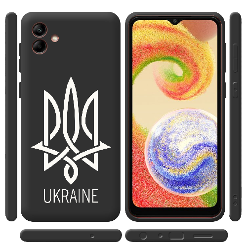 Чехол BoxFace Samsung Galaxy A04e (A042) Тризуб монограмма UKRAINE