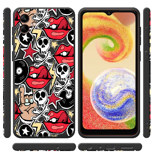 Чехол BoxFace Samsung Galaxy A04e (A042) Rock Graffiti