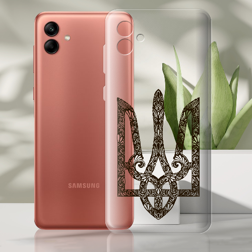 Чехол BoxFace Samsung Galaxy A04e (A042) Ukrainian Black Trident