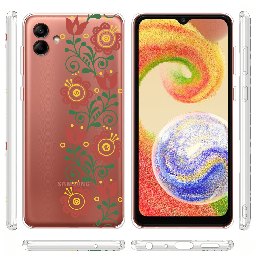 Чехол BoxFace Samsung Galaxy A04e (A042) Ethno Flower