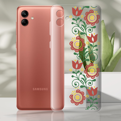 Чехол BoxFace Samsung Galaxy A04e (A042) Ethno Flower