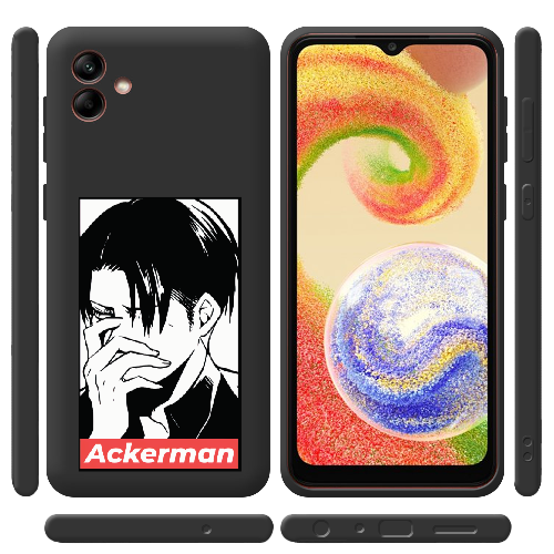 Чехол BoxFace Samsung Galaxy A04e (A042) Attack On Titan - Ackerman