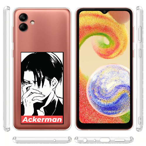 Чехол BoxFace Samsung Galaxy A04e (A042) Attack On Titan - Ackerman