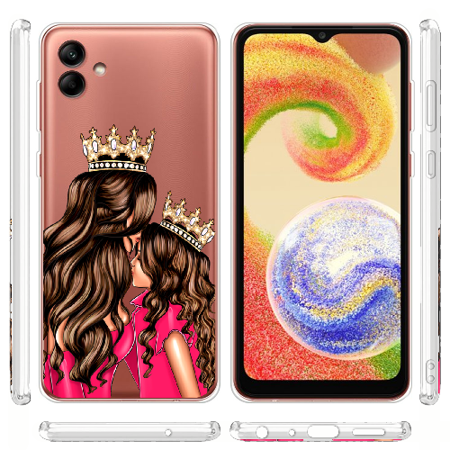 Чехол BoxFace Samsung Galaxy A04e (A042) Queen and Princess