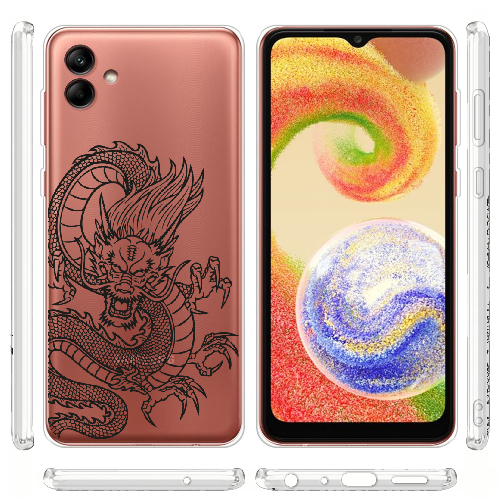 Чехол BoxFace Samsung Galaxy A04e (A042) Китайский Дракон