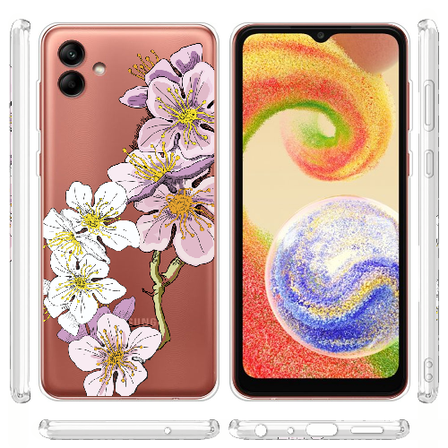 Чехол BoxFace Samsung Galaxy A04e (A042) Cherry Blossom