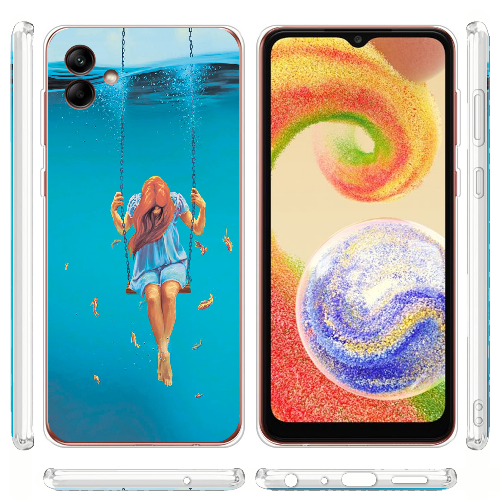 Чехол BoxFace Samsung Galaxy A04e (A042) Girl In The Sea