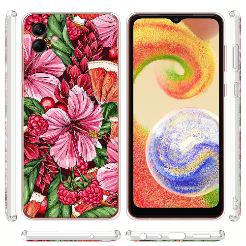 Чехол BoxFace Samsung Galaxy A04e (A042) Tropical Flowers