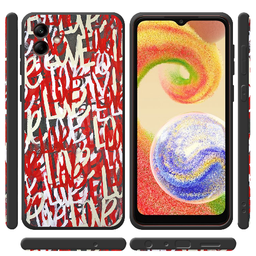 Чехол BoxFace Samsung Galaxy A04e (A042) Love Graffiti