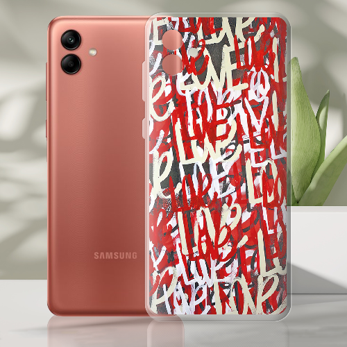 Чехол BoxFace Samsung Galaxy A04e (A042) Love Graffiti