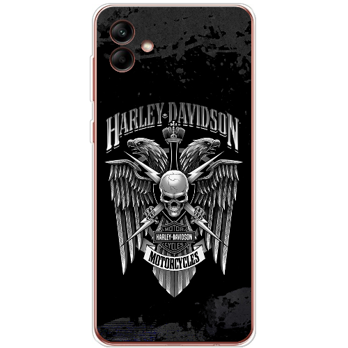 Чехол BoxFace Samsung Galaxy A04e (A042) Harley Davidson skull and eagles