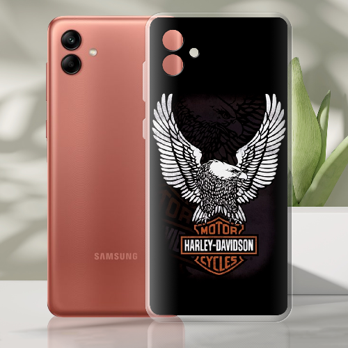 Чехол BoxFace Samsung Galaxy A04e (A042) Harley Davidson and eagle