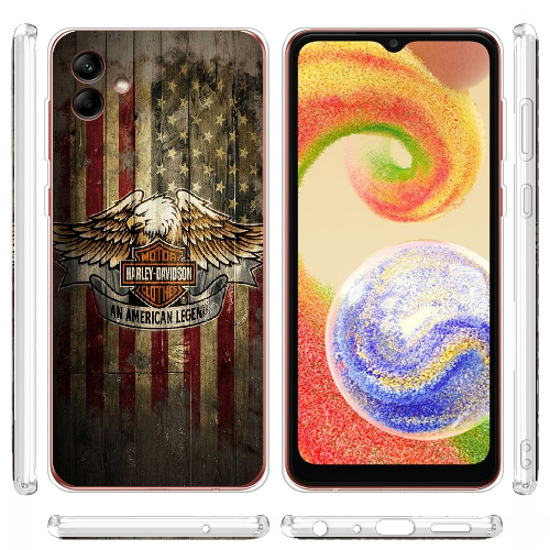 Чехол BoxFace Samsung Galaxy A04e (A042) Harley Davidson An American Legend