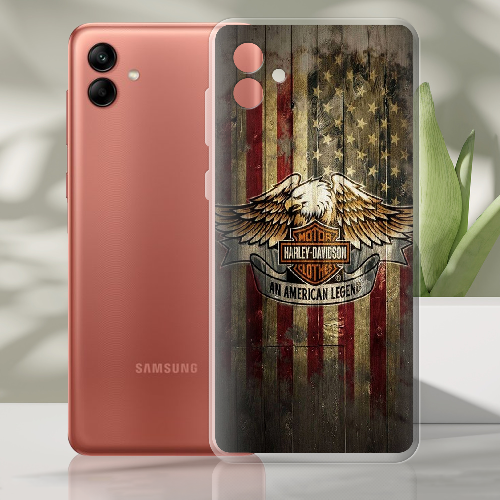 Чехол BoxFace Samsung Galaxy A04e (A042) Harley Davidson An American Legend