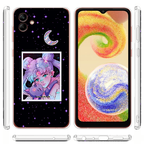 Чехол BoxFace Samsung Galaxy A04e (A042) Sailor Moon night