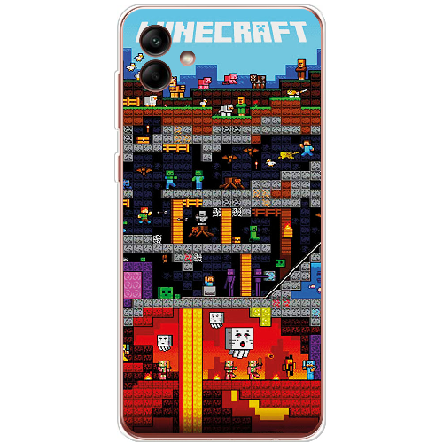 Чехол BoxFace Samsung Galaxy A04e (A042) Minecraft Lode Runner