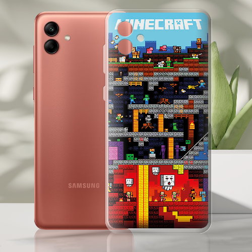 Чехол BoxFace Samsung Galaxy A04e (A042) Minecraft Lode Runner