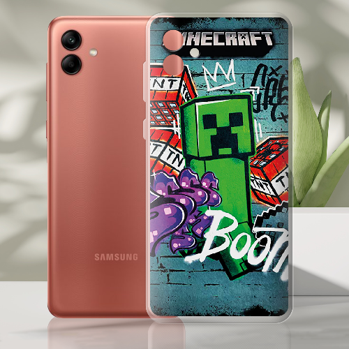 Чехол BoxFace Samsung Galaxy A04e (A042) Minecraft Graffiti