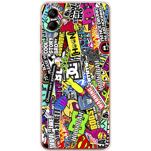 Чехол BoxFace Samsung Galaxy A04e (A042) Multicolored Inscriptions