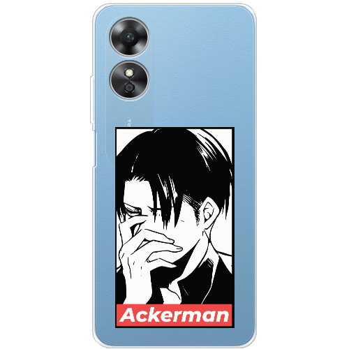 Чехол Boxface OPPO A17 Attack On Titan - Ackerman