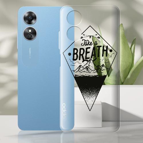 Чехол Boxface OPPO A17 Take a Breath