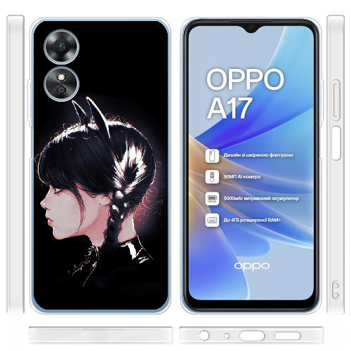 Чехол Boxface OPPO A17 Wednesday Davil