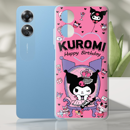 Чехол Boxface OPPO A17 День народження Kuromi