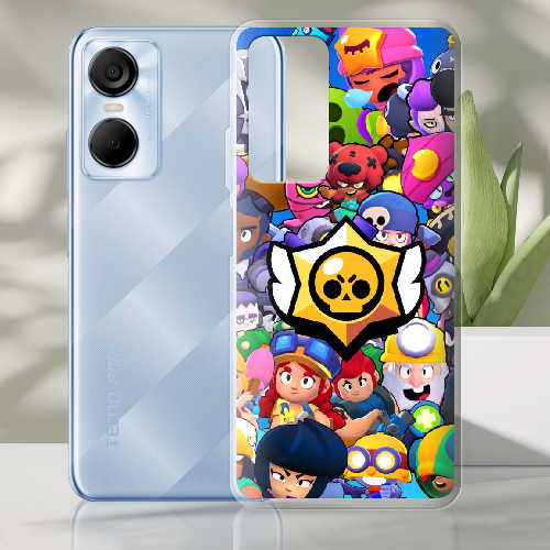 Чехол BoxFace Tecno Pop 6 Pro Brawl Stars