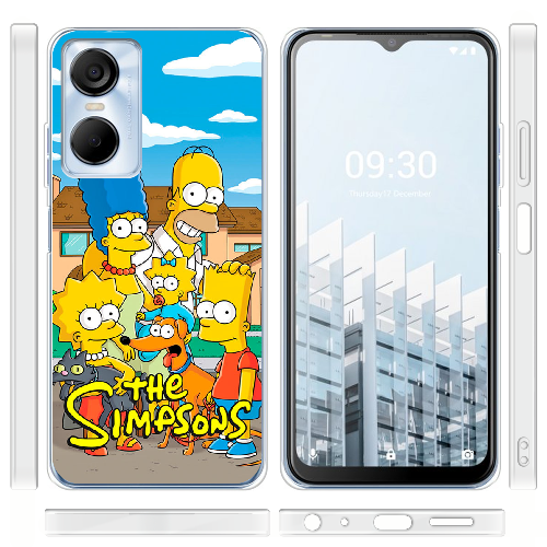 Чехол BoxFace Tecno Pop 6 Pro the simpsons