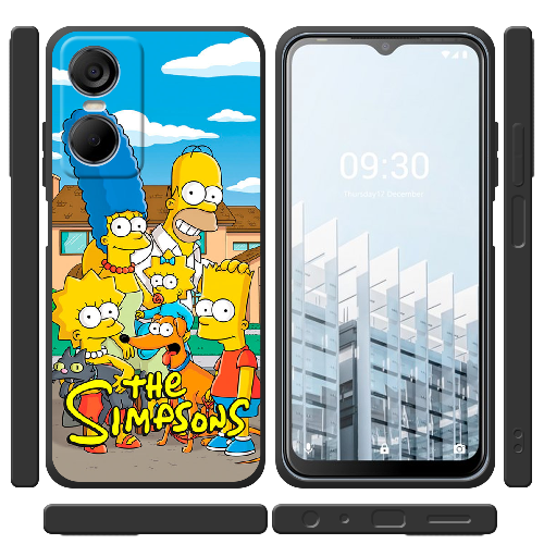 Чехол BoxFace Tecno Pop 6 Pro the simpsons