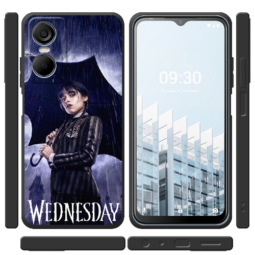 Чехол BoxFace Tecno Pop 6 Pro Wednesday Addams