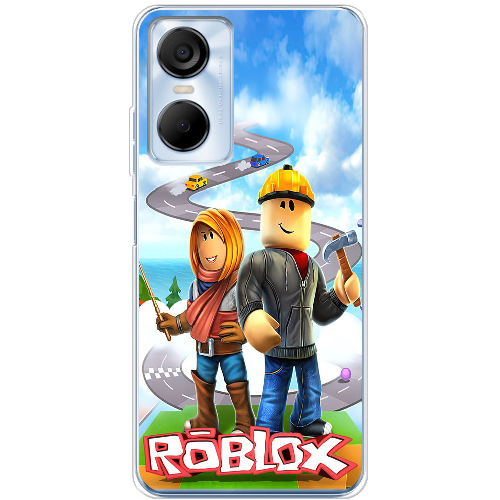 Чехол BoxFace Tecno Pop 6 Pro Roblox Білдерман