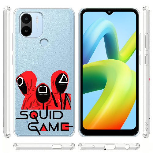 Чехол BoxFace Xiaomi Redmi A1 Plus siquid game люди в красном