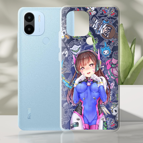 Чехол BoxFace Xiaomi Redmi A1 Plus Overwatch D.VA