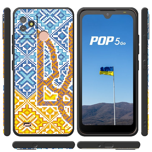 Чехол BoxFace Tecno Pop 5 GO Тризуб Вишивка