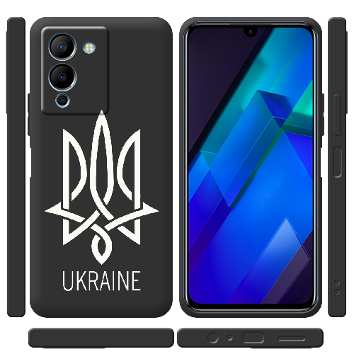 Чехол BoxFace Infinix Note 12 (G96) Тризуб монограмма UKRAINE