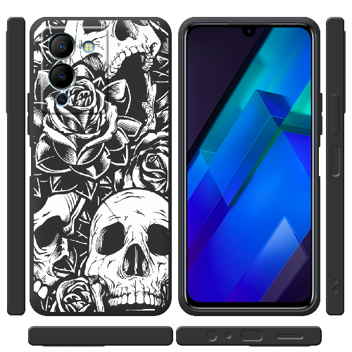 Чехол BoxFace Infinix Note 12 (G96) Skull and Roses