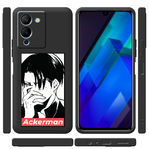 Чехол BoxFace Infinix Note 12 (G96) Attack On Titan - Ackerman