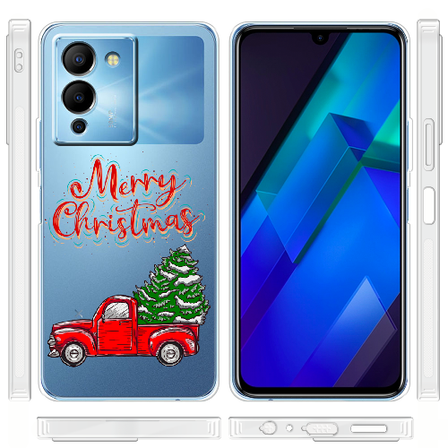 Чехол BoxFace Infinix Note 12 (G96) Holiday Car Merry Christmas