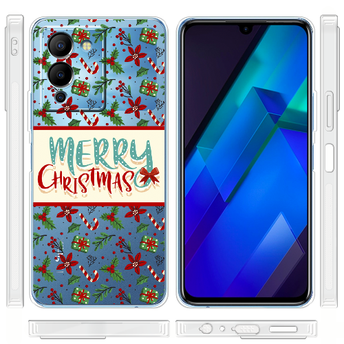 Чехол BoxFace Infinix Note 12 (G96) Vintage Christmas Congratulation