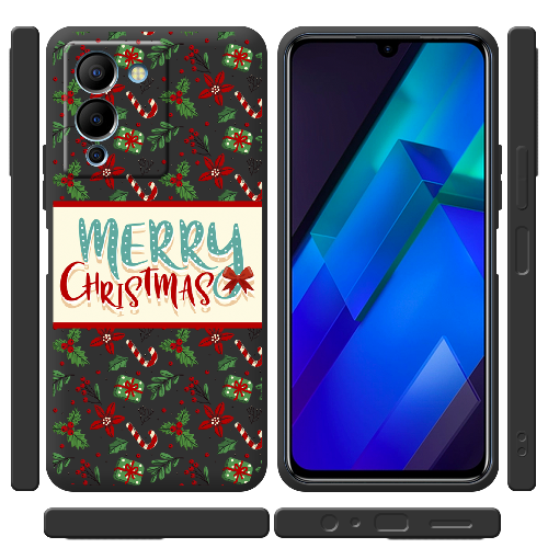 Чехол BoxFace Infinix Note 12 (G96) Vintage Christmas Congratulation