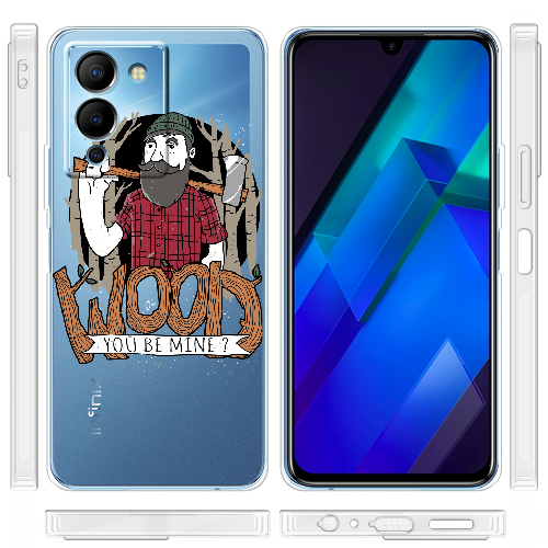 Чехол BoxFace Infinix Note 12 (G96) Wood you be mine