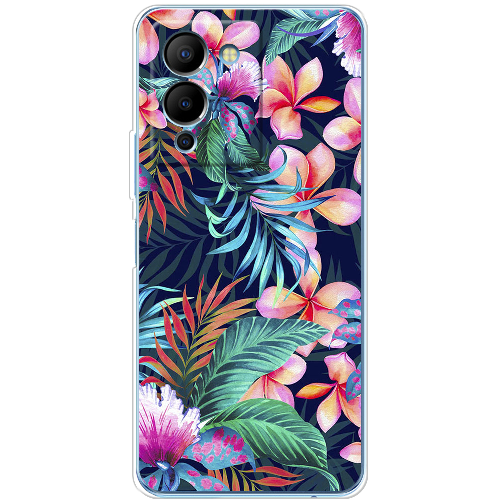 Чехол BoxFace Infinix Note 12 (G96) flowers in the tropics