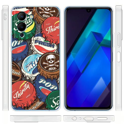 Чехол BoxFace Infinix Note 12 (G96) Drink Lids